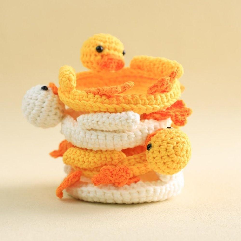 Table Protection Duck Crochet Coasters Heat-resistant Turtle Shaped Drinks Placemat  Kitchen