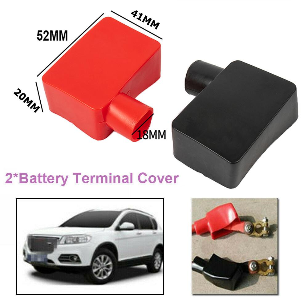 Battery Terminal Cover Battery Black & Red Cap Connectors
