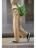 2023 Spring Retro Khaki Linen-Cotton Wide-Leg Pants for Women