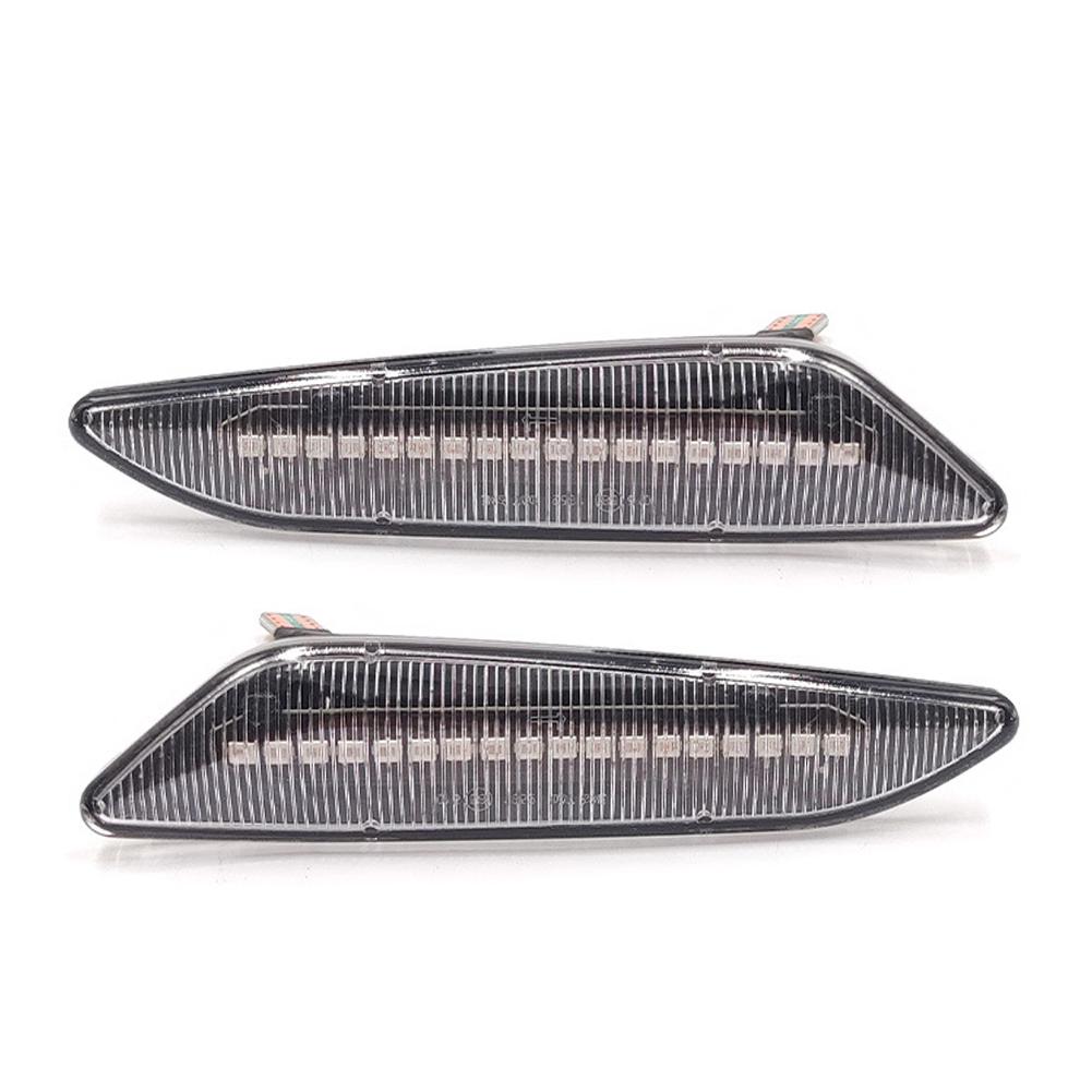 

2 шт. Автомобильные светодиодные указатели поворота с последовательным миганием, боковые габаритные огни, мигающие огни для Alfa Romeo 147 156 Fiat Egea Tipo Lancia Delta Ypsilon 3 White Shel