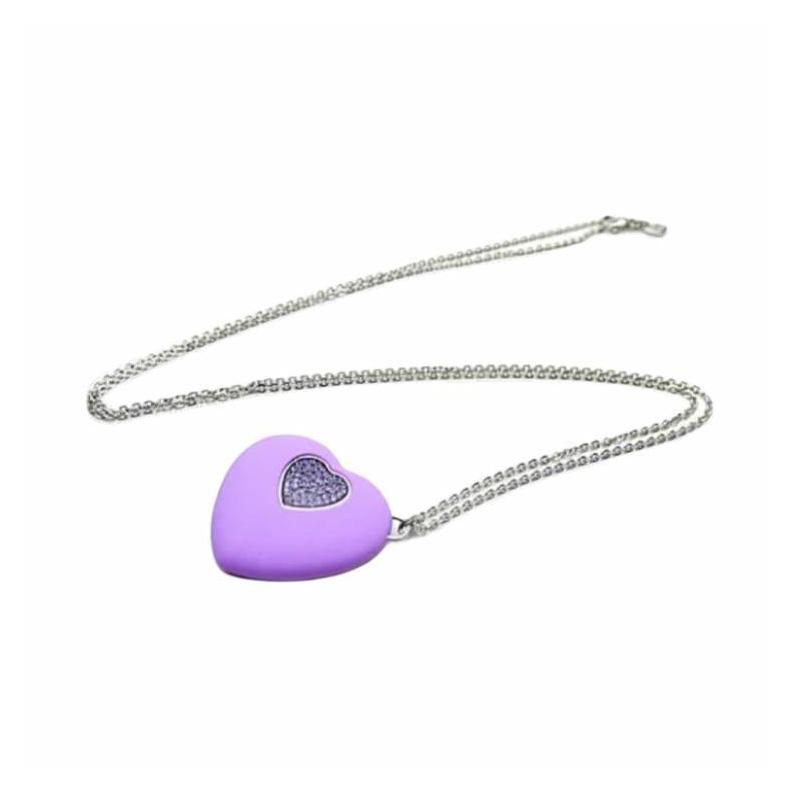 Swarovski Original design crystal silicone pendant women s purple 1 116 974