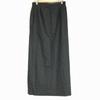 USED/Made In Japan Itariya Slit Long Skirt 9 M Dark Gray Side Zipper Bijou Italiya