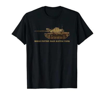 M60 A3 Patton Tank T Shirt Gift Tee Unisexs New Printing New Fashion Print Size Cross Street Fit Custom Shirt Printing