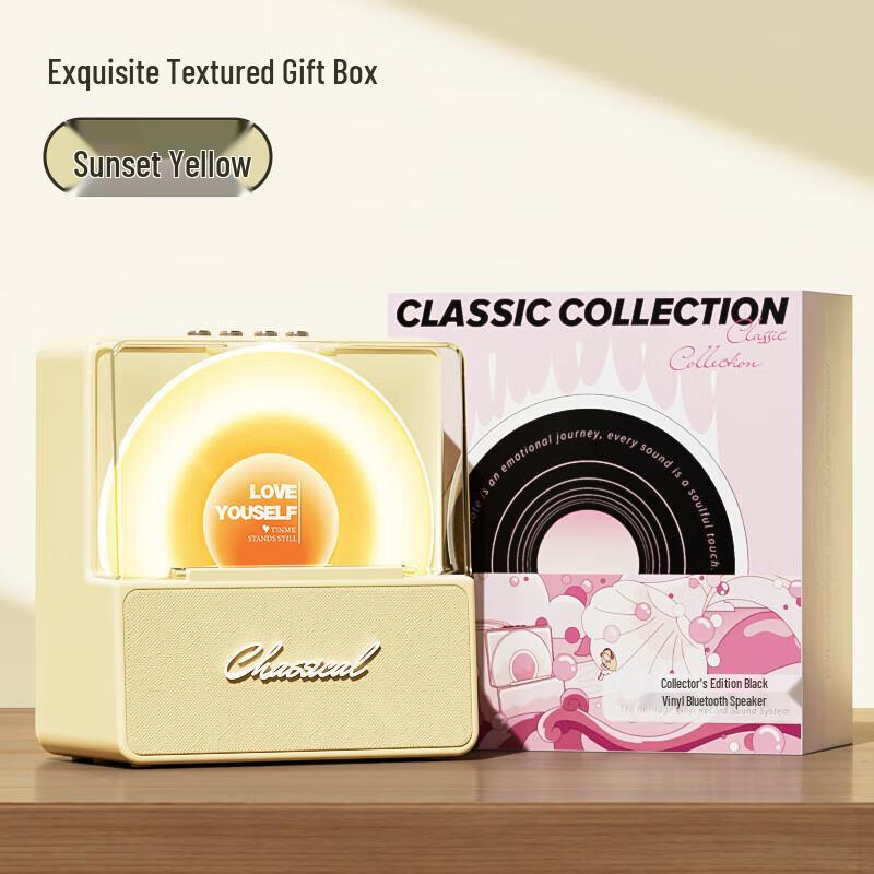 

SSOMFEX D18 Retro Vinyl Bluetooth KTV Speaker with XiaoDu AI