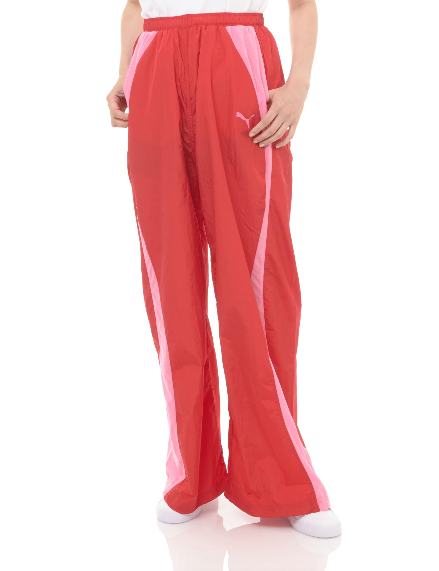 

Длинные брюки свободные трикотажные DARE TO Woven Parachute Pants 626941 For All Time Red [PUMA] женские (11)