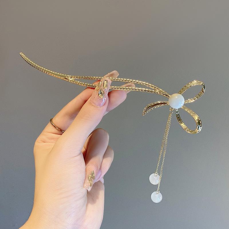 Vintage Rose Haar Sticks Hairwear Für Frauen Einfache Blume Rote Haarnadel Haar Zubehör Essstäbchen Scheibe Hairstick Kopfschmuck Schmuck