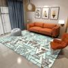 Living Room Geometric Carpet Rug Bedroom Bedside Rugs Home Sofa Table Decor Mat