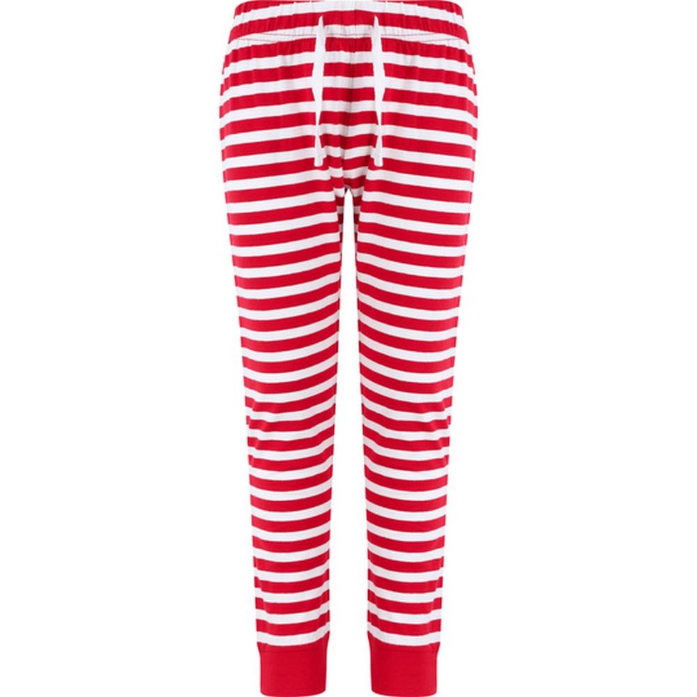 SF Women Womens/Ladies Striped Cuffed Pyjama Bottoms