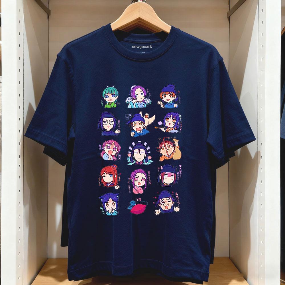 the apothecary diaries fanart characters Anime Classic TShirt Anime Women Unisex Vintage graphic t shirts Cotton Adult Tops Tee S