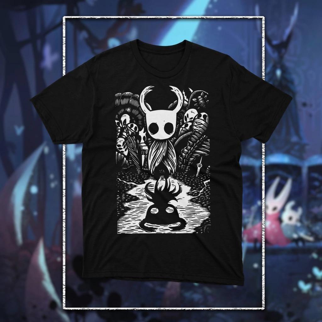 Hot Game Hollow Knight Silksing Printed T-shirt Men Women Cotton Loose Oversized Y2k Short Sleeve T-shirt High Quality Clothing