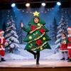 Christmas Tree Costume Set With Bow For Cosplay Holiday Parties