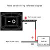 Automotive Toggle Switches Paste Type For Fog Lights Drive Lights With 60/100/200cm Cable 12V Operation