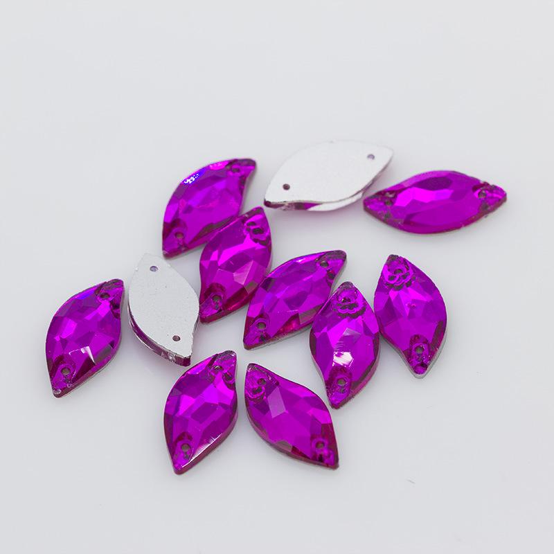 28-Piece Set: 10x20 Flat Bottom Hand-Sewn Crystal Mermaid Dress Drills for DIY Wedding & Evening Dress Decoration