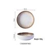 Round Japanese Creative Cute Small Seasoning Dish for Soy Sauce, Vinegar, Side Dishes, and Dipping Sauces.
