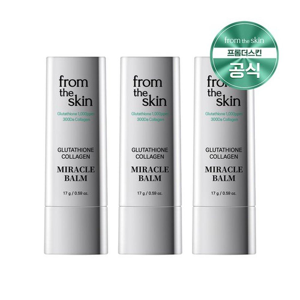 

Glutathione Collagen Miracle Balm Tone-Up Sun Stick 17g (SPF50+) 3pcs