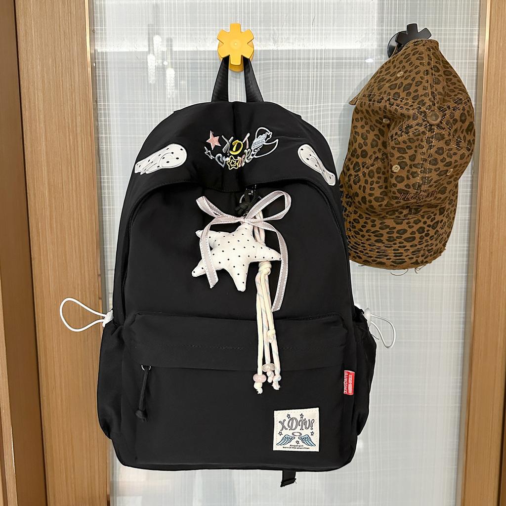 Schoolbag new junior high school high school college student schoolbag ins versatile sweet high value backpack commuting backpack