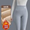 Thickened camel wool thermal pants outer wear cotton pants autumn and winter new gray velvet leggings