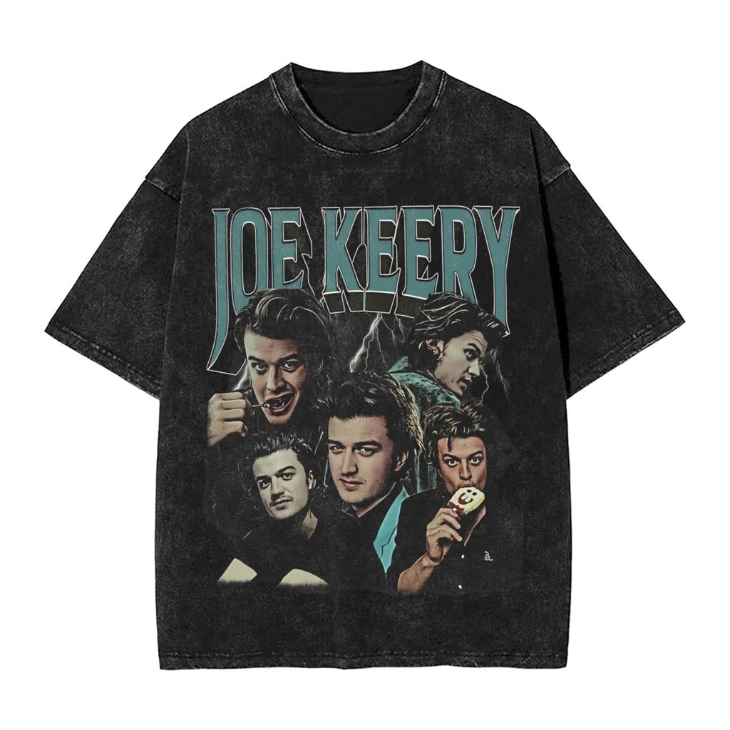 2026 Maglietta Grafica DJO Joe Keery Calda Uomo Donna Cotone Lavato Vintage Estate Nuovo Top Harajuku High-street Casual Maglietta Oversize Manica Corta