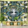 Tree Of Life Tapestry Psychedelic Bohemian Hippie Wall Hanging Backdrop Aesthetic Home Decor for Bedroom Living Room Dorm