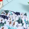 Badehose für Jungen mit Dinosaurier-Print, schnelltrocknend, für Kinderschwimmen und heiße Quellen