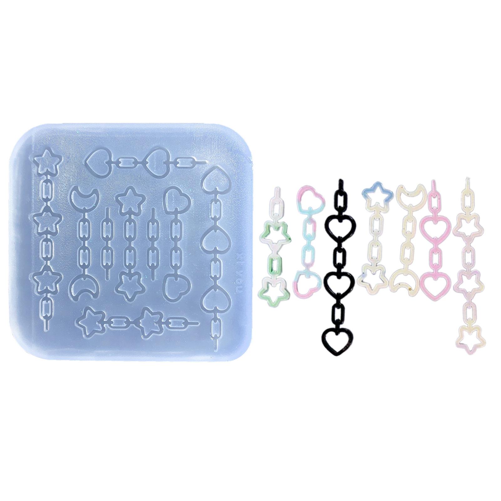 

Форма для заливки смоляного шейкера, силиконовая форма для цепей, наполнитель для эпоксидной смолы, зыбучие пески, форма для заливки ювелирных изделий 3