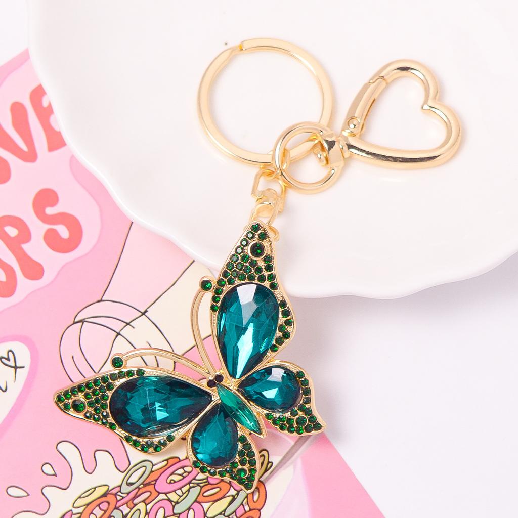 Color Butterfly Love Keychain, Small Pendant, Small Jewelry Accessories, Keychain