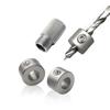 Woodworking Drill Bits Limit Rings 4-10mm Doweling Jig Drilling Bushing Dowel Stop Collars Ring Stainless Steel Tool Accessories