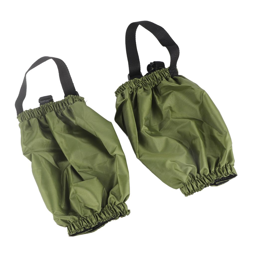 1 Pair Hiking Leg Gaiters Polyester Waterproof Legging Gaiters for Camping Mountain Climbing Fishing