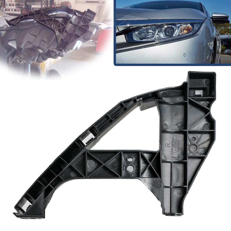 

Car Front Bumper Headlight Retainer Bracket Right Left 71140-TBA-A00 71190-TBA-A00 For Honda CIVIC 2016 2017 2018