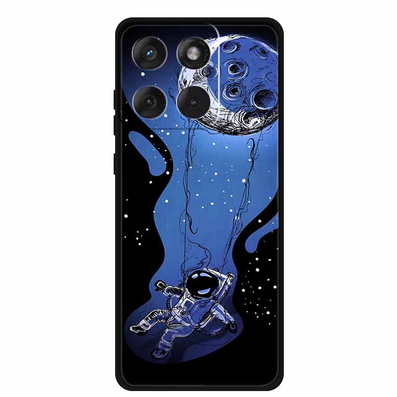 Für Motorola Edge 70 5G Hülle 2025 Mode Schwarz Silikon TPU Weiche Handyhülle Für Motorola Moto X70 Air 5G Rückseite Hülle Fundas
