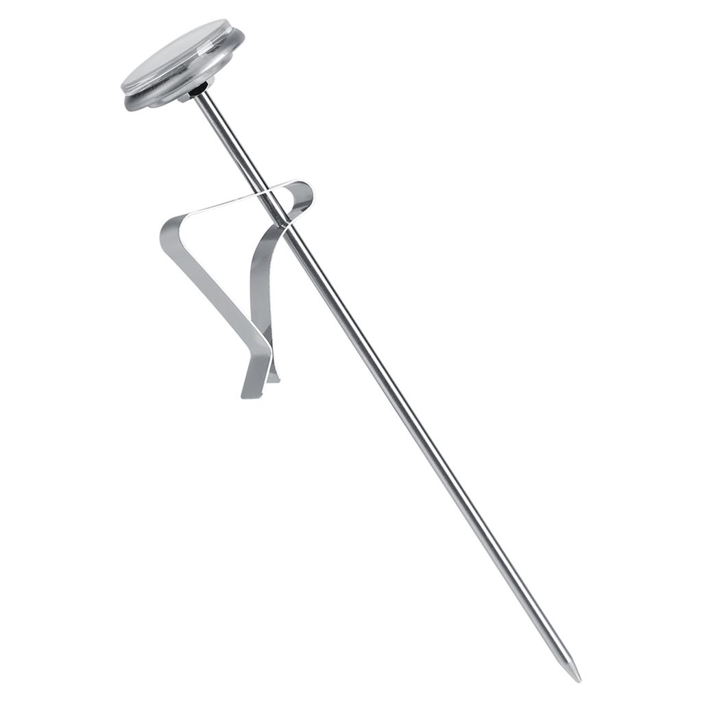 Stainless Steel Milk Thermometer -10-110 celsius Easy to Clean Coffee Frothing Accessories Milch Thermometer Stabthermometer Topf Bad Kochtopf Lebens