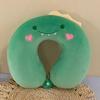 Animal Neck Support Cushion Double-sided Napping Headrest Pad Travel U-Shaped Pillow  Home