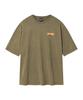 Treasure Small Flame Comet Wash Short Sleeve T-Shirt Khaki
