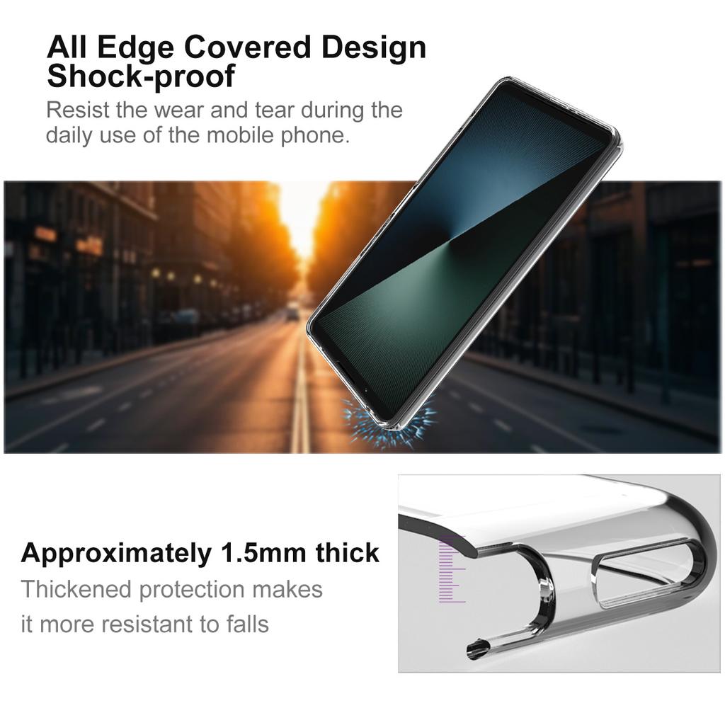 Per Custodia Telefono Sony Xperia 1 VIII IMAK Custodia Morbida Sottile Serie UX-10