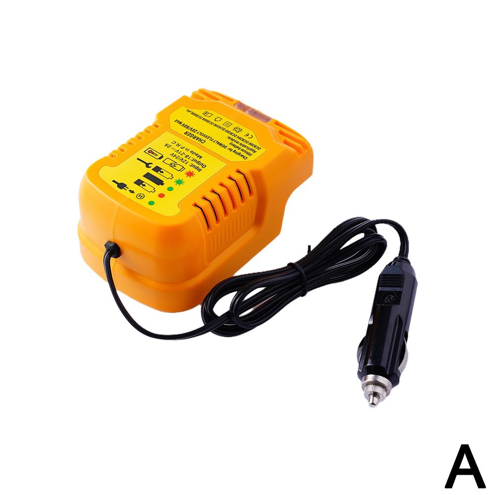 Vehicle Mini Charger for Makita/Dewalt/Milwaukee/Bosch 18V Lithium Battery Cigarette Lighter Plug Portable Charger Use on Car