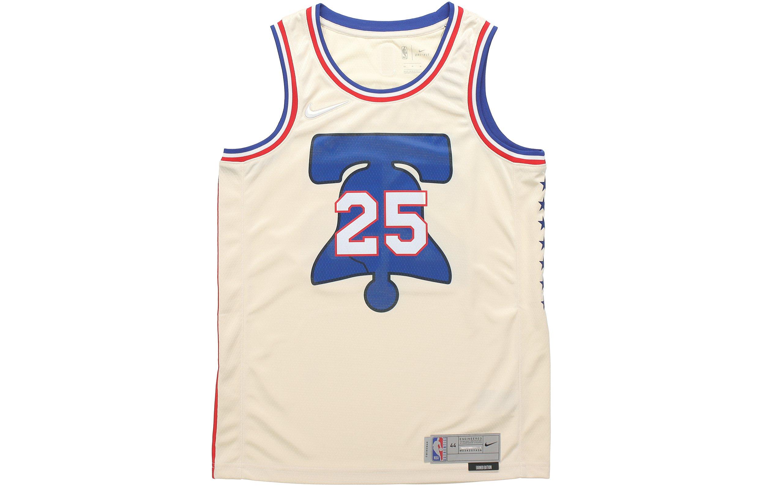 Баскетбольная форма Nike Swingman Jersey Earned Edition Симмонс, Philadelphia 76ers SW Fan Edition Мужская Бежевая CN9964-211 L