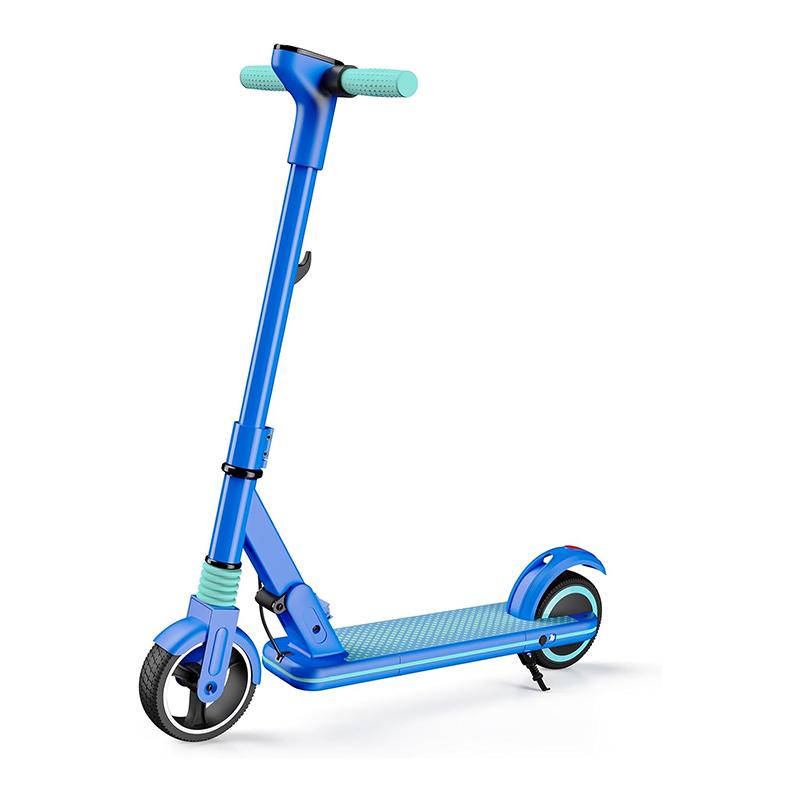 

Складной электрический самокат, Детский электросамокат, 350 Вт, Двойной тормоз, Максимальная скорость 14 км/ч, для детей 6-12 лет синий