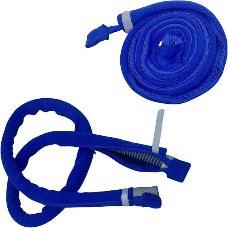 1,8M Waschbarer Weicher CPAP-Schlauch CPAP-Schlauchabdeckung Reißverschluss-Wickel Wiederverwendbarer Schlauchschutz Zubehör Isolator Anti-Kondensation