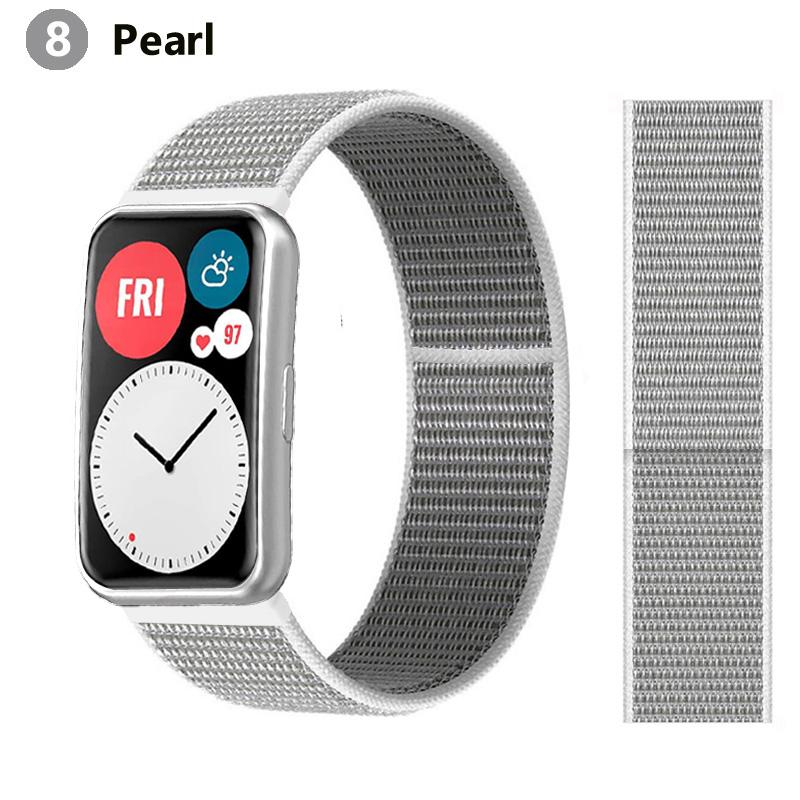 Nylonový poutkový řemínek Pro Huawei Watch FIT Pásek Chytré hodinky Příslušenství Řemínek na zápěstí correa Pásek náramek pulseira Huawei Watch fit Pásek