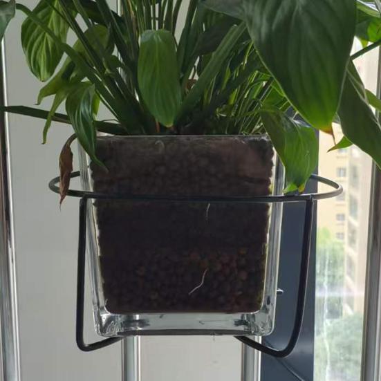 Rækværk Plantehænger Justerbar Plantepotteholder Udendørs Plante Potte Hænger Værktøjsfri Lodret Plantehænger til Terrasse Have Hegn Dæk