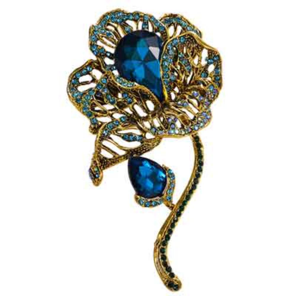 Lotus Pendant Enamel Brooch Badges Fashion Pearl Flower Exqusiite Pin Jewelry