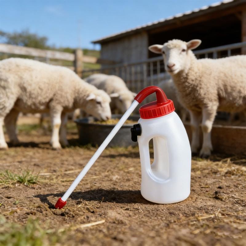 Comfortable Livestock Medicine Applicator Tube For Calves PVC Tube Calf Feeder Replacement Part For Ranch Animals