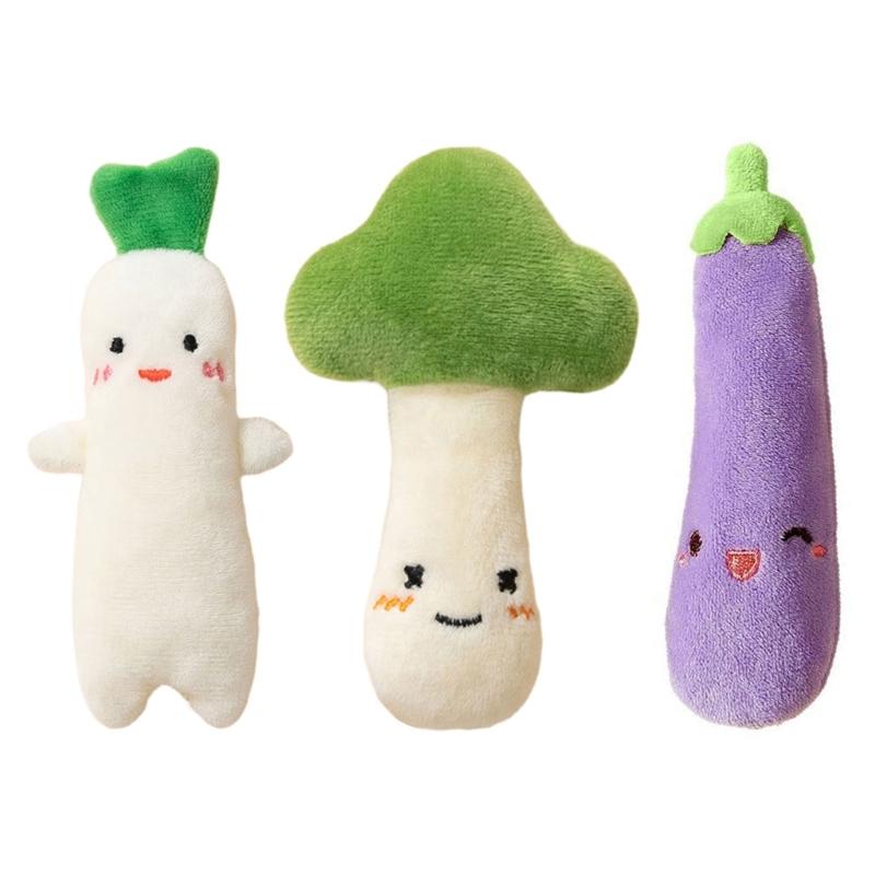 Infant Comforting Toy Lovely Cartoon Shape Hand Grip Doll Sensory Development Toy for Crib Strollers Travel Daily