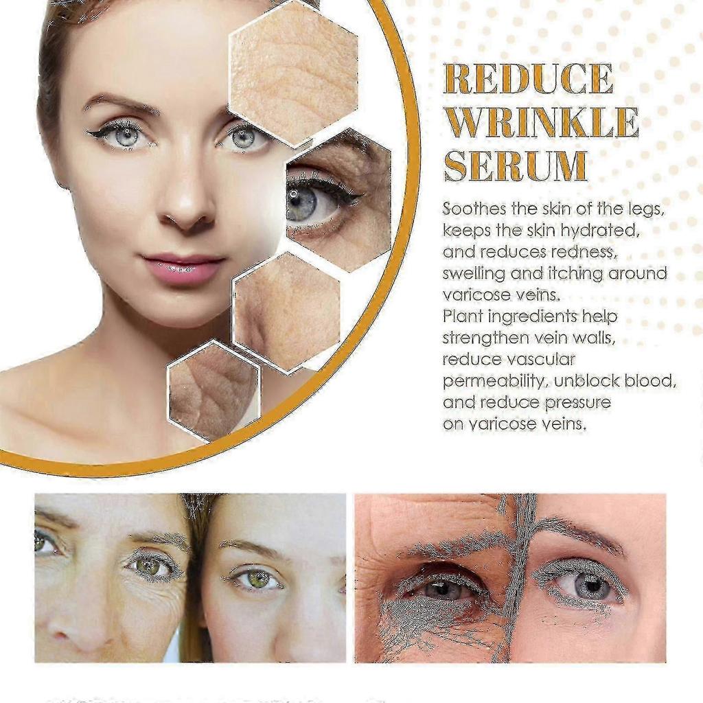 Jaysuing Anti-Wrinkle Facial Essence Reduces Wrinkles and Nasal Folds Hydrating Skin Firming Anti-Aging Essence |
