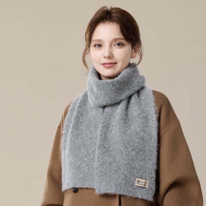 

JIUMU Women s Alpaca Wool Warm Scarf One Size