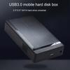 Set Data Storage ABS Enclosure 2.5/3.5 Inch HDD Driver-free Smart Sleep Hard Disk Case