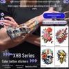 New Sweatproof Women's Animal Rose Full Arm Tattoo Sticker