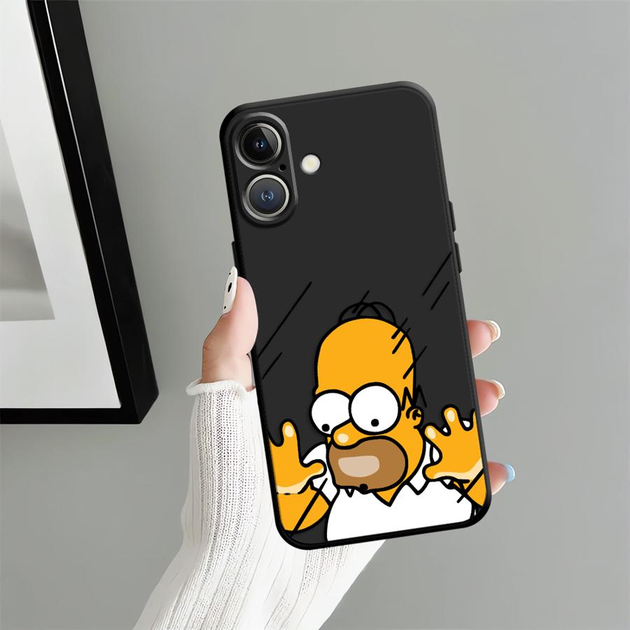 

Fun S-simpsons Funda Phone Cover Phone Case for Apple iPhone 16 12 15 Pro 7 8 11 17 Pro Max XR XS MAX 13 14 Air iPhone 12 Pro