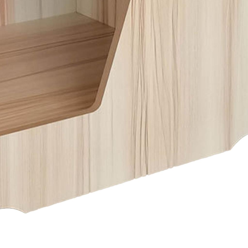 Holz Katzenhaus Innovativ Spaß Großer Raum Einfache Montage Katzenhöhle Bett für Innen Zuhause Kleine Speziell geformte Tür