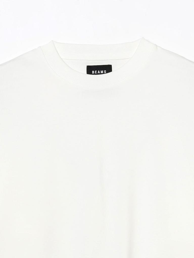 Beams Long Sleeve Jersey Size 11140220803 Men's T-Shirt, White, M,